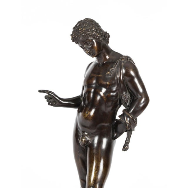 Grand Tour Figure of David, 19th Century, Bronze For Sale - Image 3 of 18