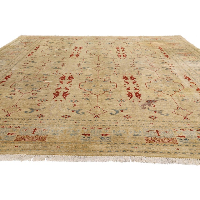 Vintage Pakistani Rug - 08'10 x 11'02 For Sale - Image 4 of 11