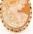 Victorian Vintage Carved Shell Cameo and 14k Gold Brooch Pendant For Sale - Image 3 of 6