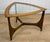 1960s Mid-Century Walnut Sculptural Guitar Pick Side Table by Lane For Sale - Image 5 of 13