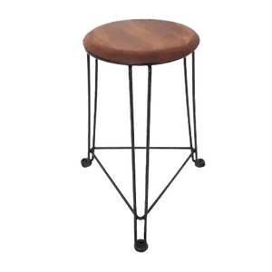 Tomado Metal and Wooden Model 550 Stool, The Netherlands