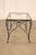 Vintage Glass Top Wrought Iron Patio Table For Sale - Image 17 of 18