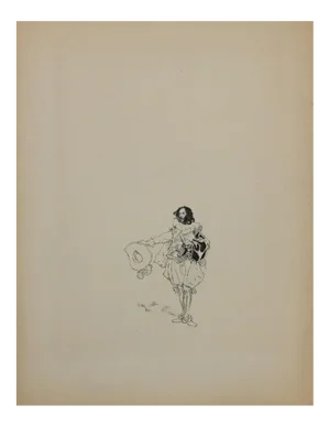 Unknown, Wayfarer, Original ink Drawing, Mid,20th Century