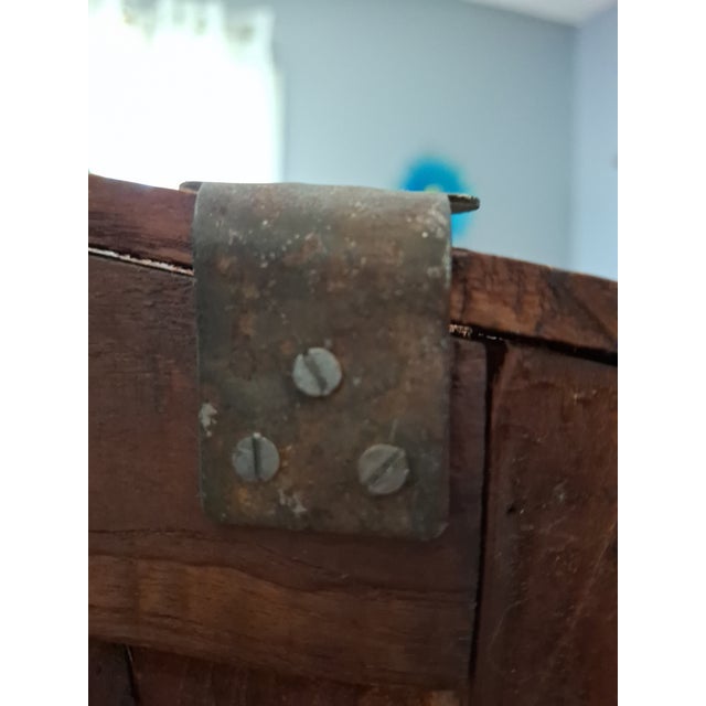 2 Authentic French Provincial Hanging Wall Cabinets From the 1900 Circa For Sale - Image 13 of 16