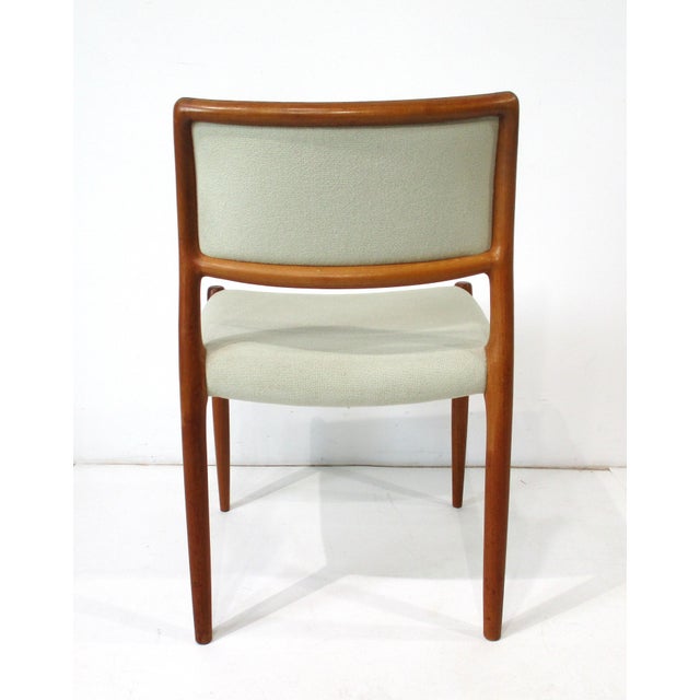 Niels O. Moller Teak Upholstered Dining Chairs by j.l. Moller Denmark For Sale In Cincinnati - Image 6 of 15