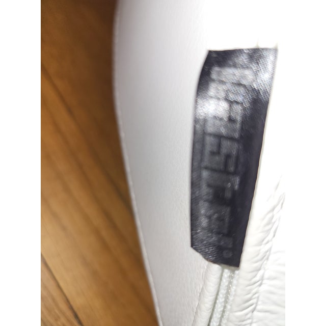 Black Kayak Armchair in White and Black Leather from Kastel, Italy, 2010s For Sale - Image 8 of 13