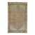 Rust Antique Persian Mahal Carpet For Sale