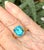 Stone Blue Topaz 14k Yellow Gold Ring For Sale - Image 7 of 9