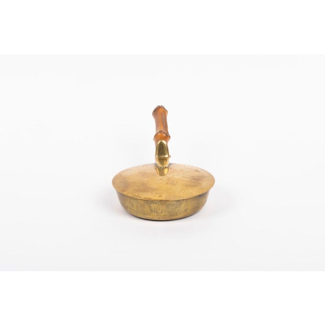 Carl Auböck ashtray made in Austria from the 1960s. This piece is attributed to the mentioned designer/maker. It has no...