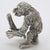 1970s Vintage Italian Handmade Silver Chimpanzee Figurine, Italy, 1970s For Sale - Image 5 of 11
