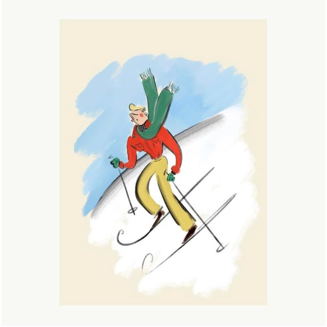 "The Skier" is part of our Enthusiasts collection created by artist Tug Rice. Signed and numbered limited edition of 12...
