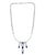 Agi Natural Blue Sapphire & Diamond Necklace 18 Karat White Gold, Suite, Estate For Sale In New York - Image 6 of 8