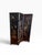 Vintage Mid-Century Chinese Four-Panel Lacquered Coromandel Screen For Sale - Image 9 of 11