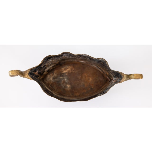 Metal Antique Neoclassical French Tole Black and Gilt Cache Pot Jardiniere For Sale - Image 7 of 10