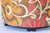Vintage Moroccan Round Pouf Ottoman in 1970s Psychedelic Floral Velvet For Sale - Image 4 of 17