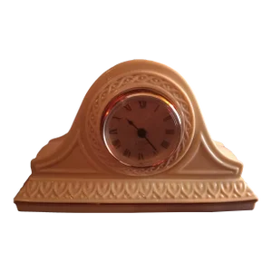 Vintage Lenox Porcelain Brige Tambour Mantle Clock