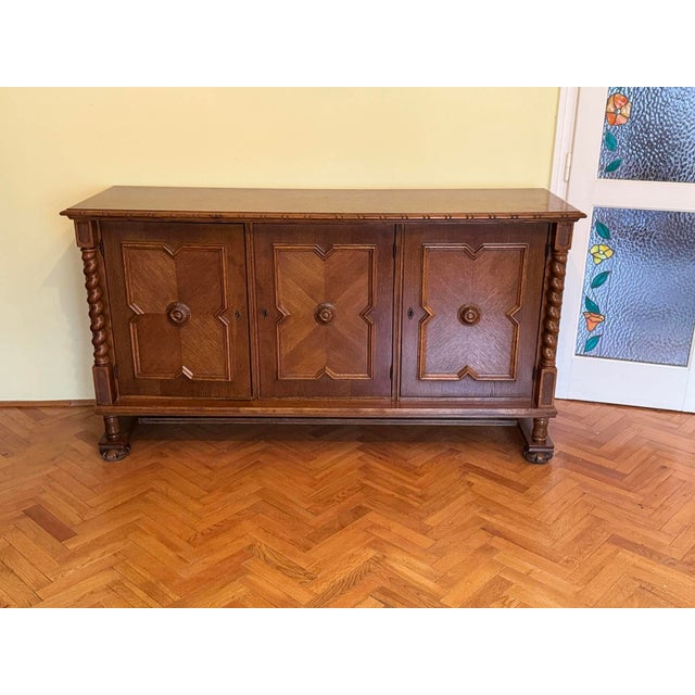 Spanish Style Oak Chest or Dresser, Early 20th Century For Sale - Image 4 of 6