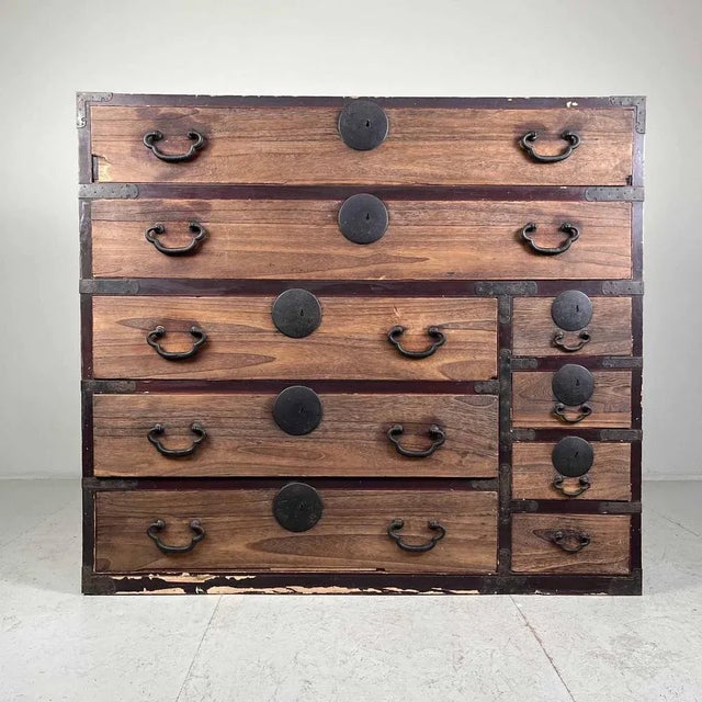Traditional Japanese Kimono Chest of Drawers, 1890s For Sale - Image 11 of 11