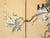 Circa 1970s Chinoiserie Style Painted Silk Screen "Peacock and Magnolia" For Sale - Image 4 of 18