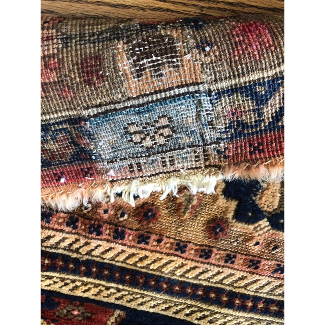 Early 20th Century Antique Floral Double Niche Carpet - 3′2″ × 5′9″ For Sale - Image 10 of 13