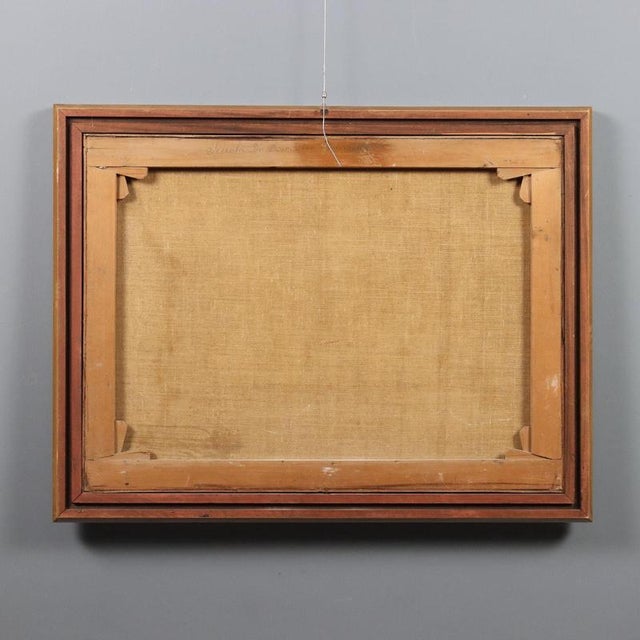 Landscape with Shepherds and Herds, Oil on Canvas For Sale - Image 10 of 12