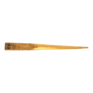 Tiffany Studios New York Bronze Doré and Abalone Letter Opener