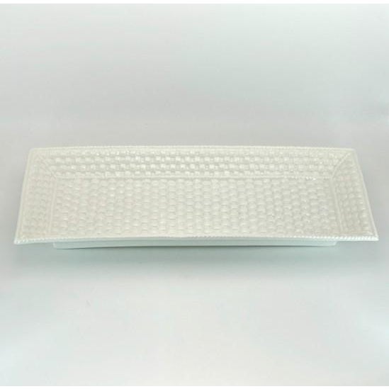Vintage Tiffany & Co. "Tiffany Weave" Large Sandwich Platter For Sale In Philadelphia - Image 6 of 16