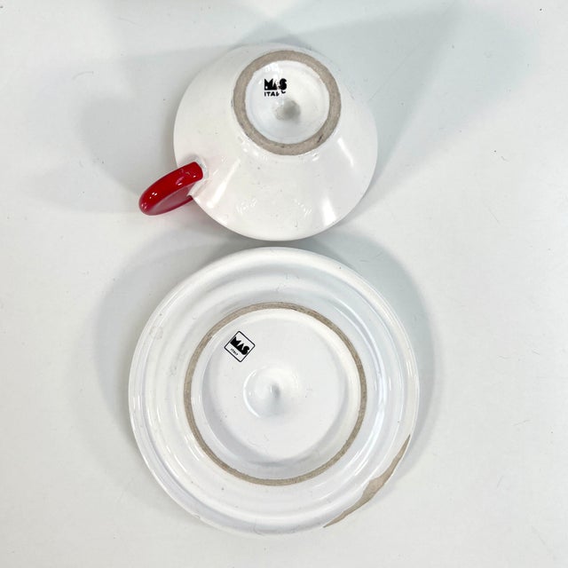 Black Tea Service by Luigi Saccardo & Materassi Massimo for Mas Italy, 1980s For Sale - Image 8 of 9