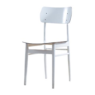 Mid-Century Czechoslovak White Oak & Formica Chair from TON, 1960s For Sale