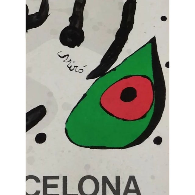 Joan Miro, Football Club Barcelona, 75th Anniversary (1899-1974), 1974, Lithograph, Framed, in Flawless conditions....