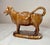 19th Century Rare Early Antique Staffordshire Pottery Brown Drip Glaze Cow Creamer Sculpture For Sale - Image 12 of 17