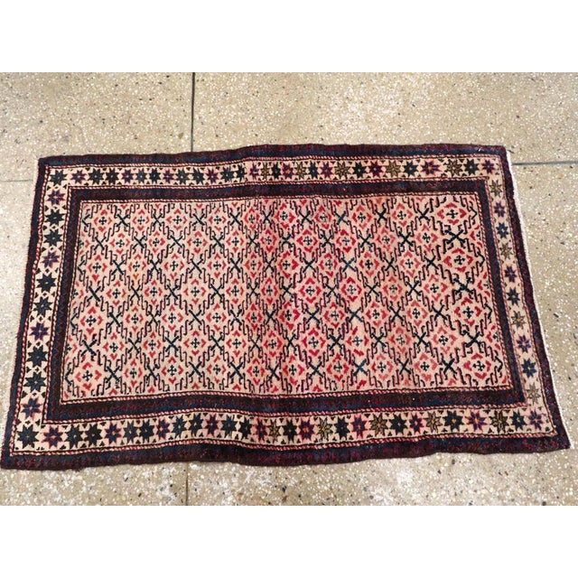 Galerie Shabab Collection Early 20th Century Caucasian Shirvan Throw Rug For Sale - Image 4 of 6