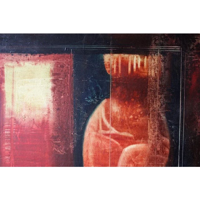 Juris Zvirbulis, Transcendental Vision, Oil on Canvas, 1970s For Sale - Image 4 of 7