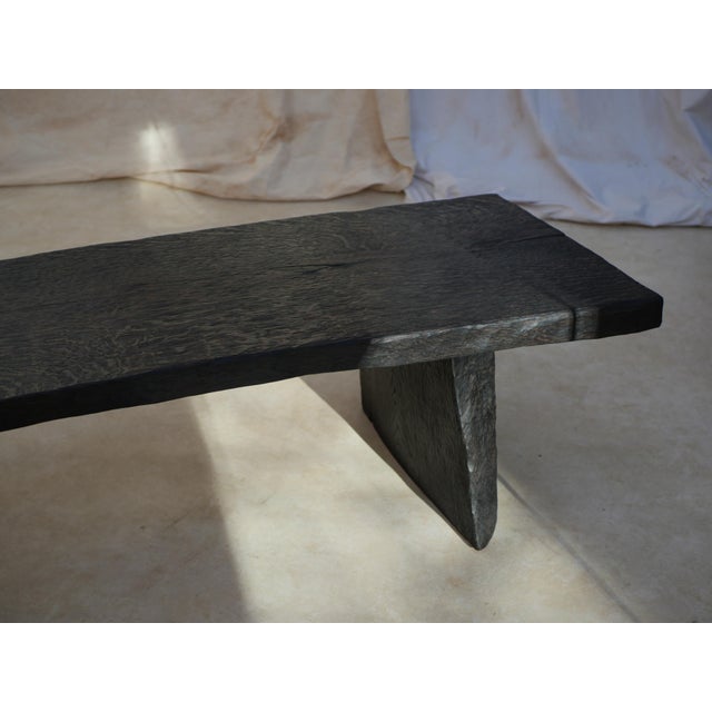 Contemporary Burnt Oak Coffee Table by Atelier bloam For Sale - Image 3 of 9