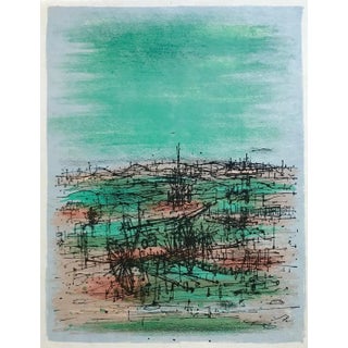 Jean Carzou Original Lithograph 9 Mourlot 1962 For Sale