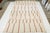 Vintage 13 X 27 Extra-Long Minimalist Striped Kilim Wool Rug in Neutral Cream For Sale - Image 11 of 12