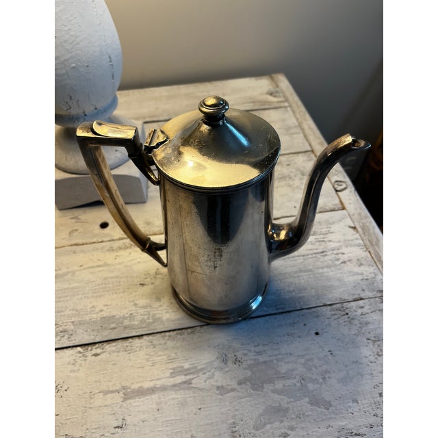 American 1960s Hotel Silver Coffee Pot For Sale - Image 3 of 7