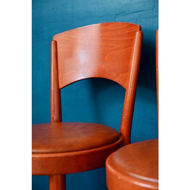 Italian Chairs Model 464 by Enzo Berti for Montina International, 1970s, Set of 4 For Sale - Image 6 of 18