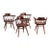 Set of Four Captain Chairs by George Nakashima For Sale