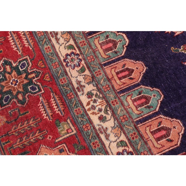 Textile Vintage Hand-Knotted Oriental Rug 9.9x12.8 For Sale - Image 7 of 7