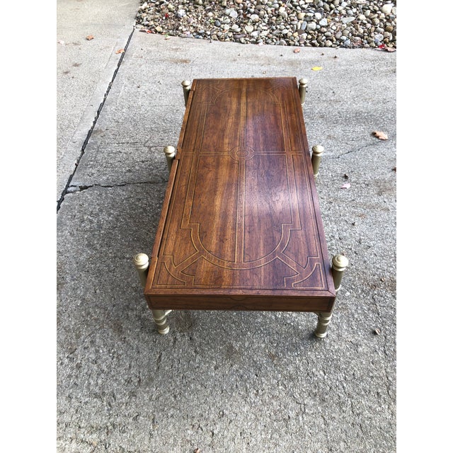 Vintage Drexel Heritage Style X Base Coffee Table Chairish