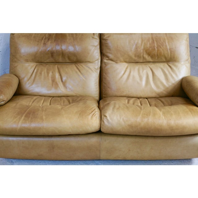 Leather Albany Sofa by Michel Ducaroy for Ligne Roset, 1970s For Sale - Image 10 of 18