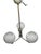 Silver Postmodern Style Chandelier, Poland, 1970s For Sale - Image 8 of 13
