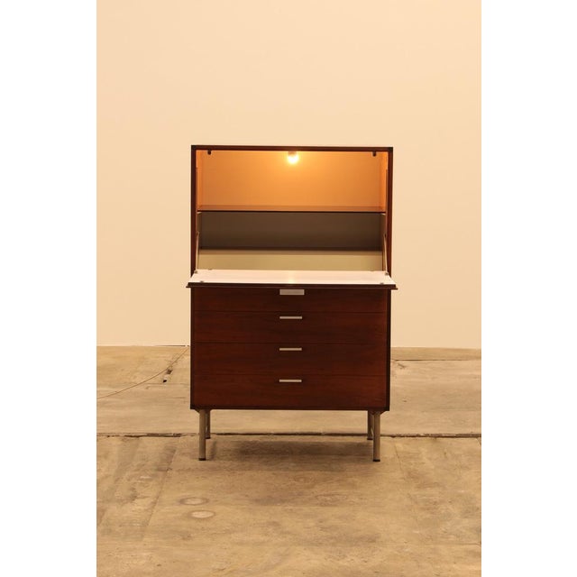 Rare Pastoe liquor cabinet designed by Cees Braakman in the 1960s. The cabinet is made of wenge wood and stands on a sleek...