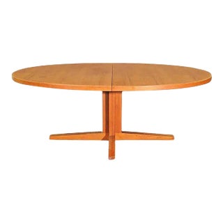 John Mortensen for Heltborg Teak Table W/ Leaf For Sale