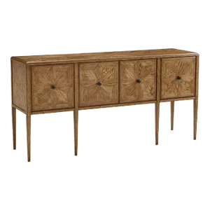Rustic Oak Four Door Buffet