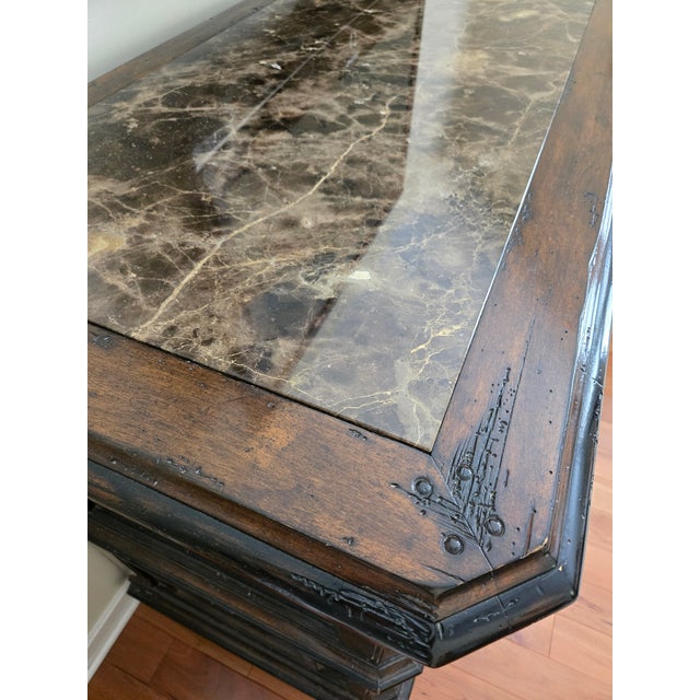 Marge Carson Verona Dresser With Marble Top For Sale In Philadelphia - Image 6 of 6
