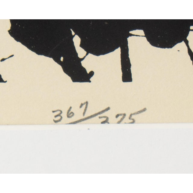 Late 20th Century Abstract Serigraph Print by Julio Rosado Del Valle For Sale - Image 5 of 6