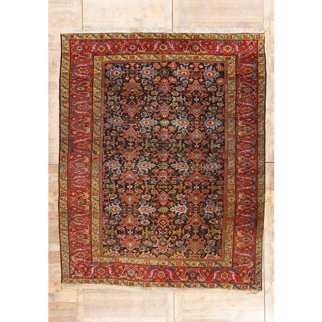 Late 19th Century Persian Sultanabad Rug, 09'03 X 11'05 For Sale - Image 10 of 10