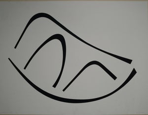 Murray Zucker, Rare Collage "Ideogram VII"